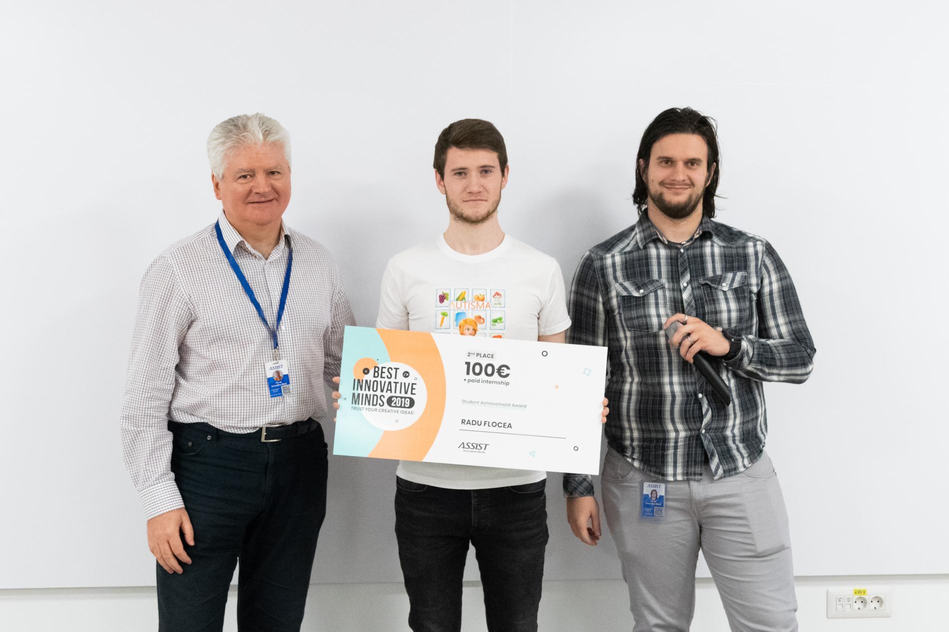 The second prize winner at the student category at Best Innovative Minds 2019