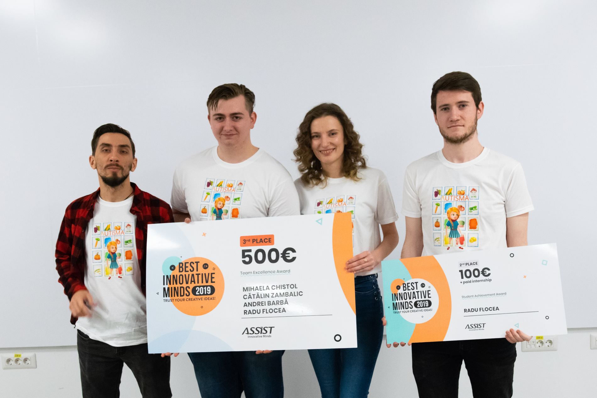 The winners of the Best Innovative Minds 2019 third prize