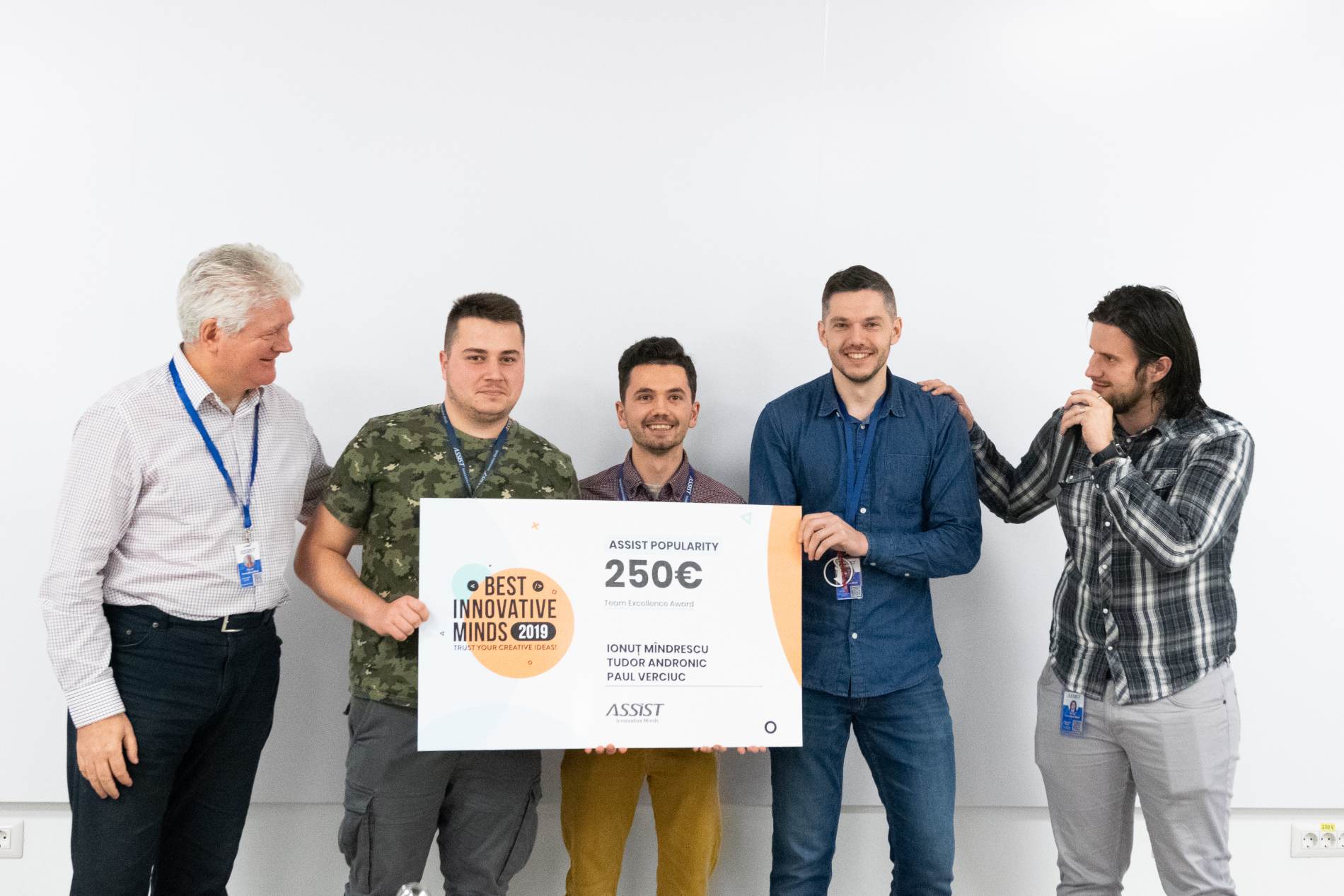 The Popularity prize winners of the Best Innovative Minds 2019
