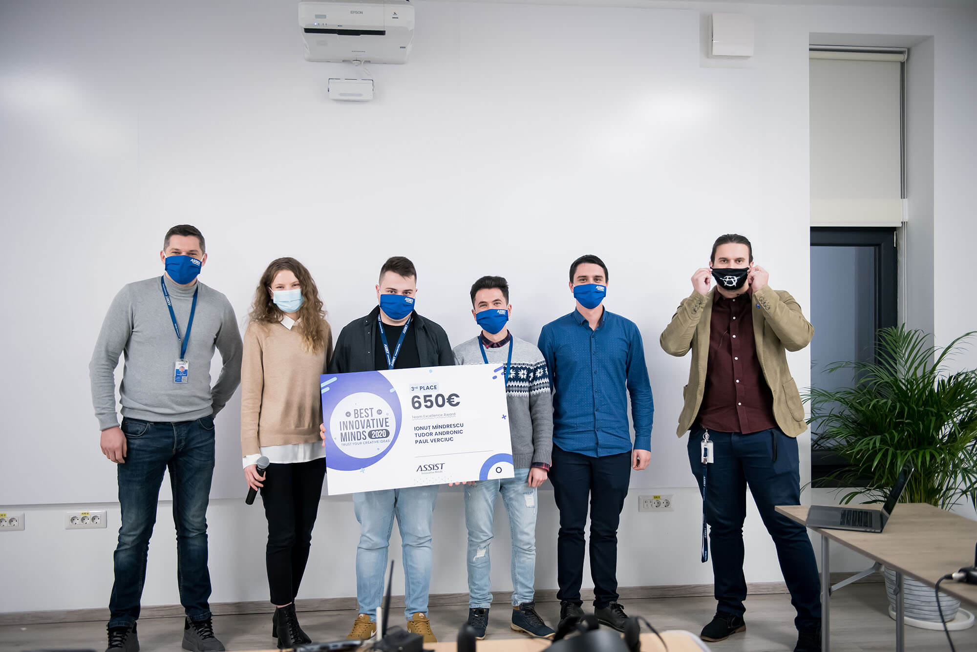 ASSIST Software - Best Innovative Minds 2020 - 3rd prize winning team