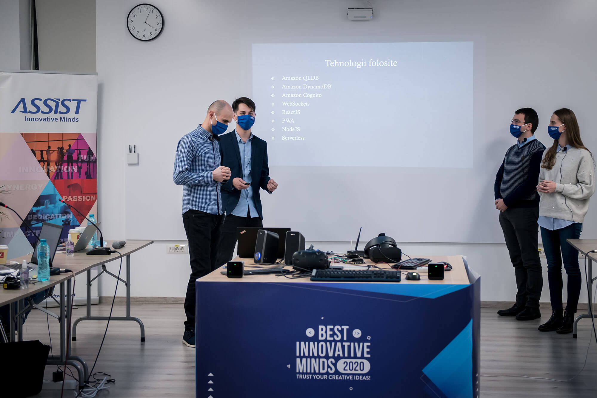 ASSIST Software - Best Innovative Minds 2020 - Blockchain Data Security project presentation
