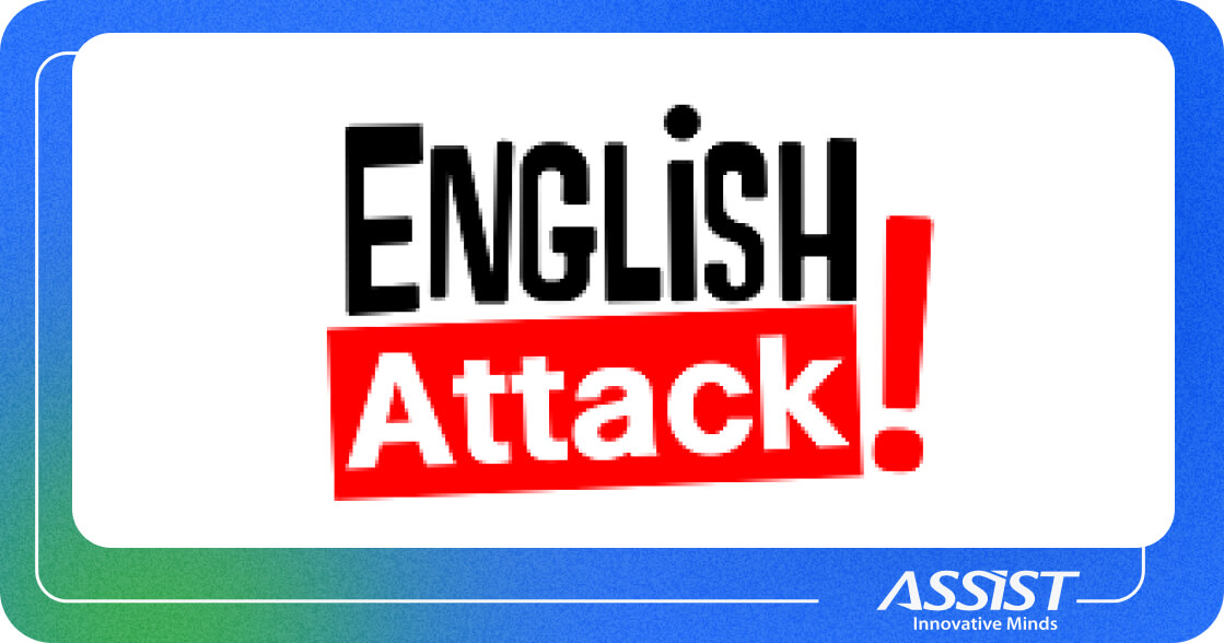 Logo english attack