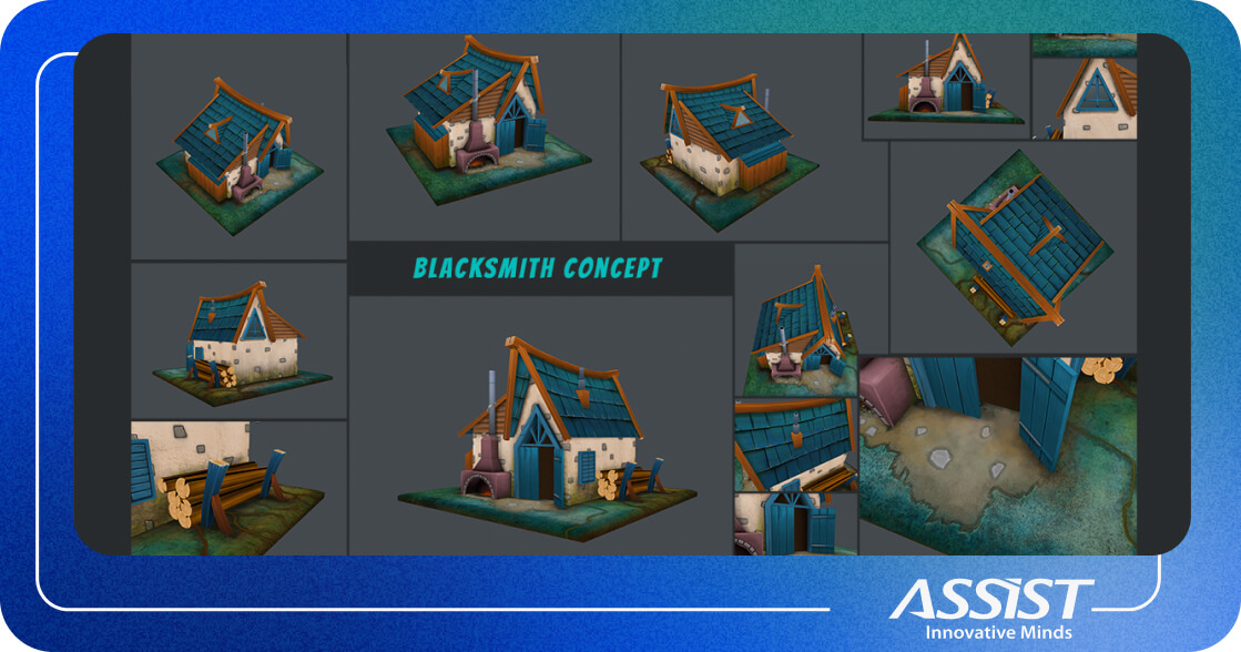 The Blacksmith’s House - A 2D to 3D workflow pipeline.