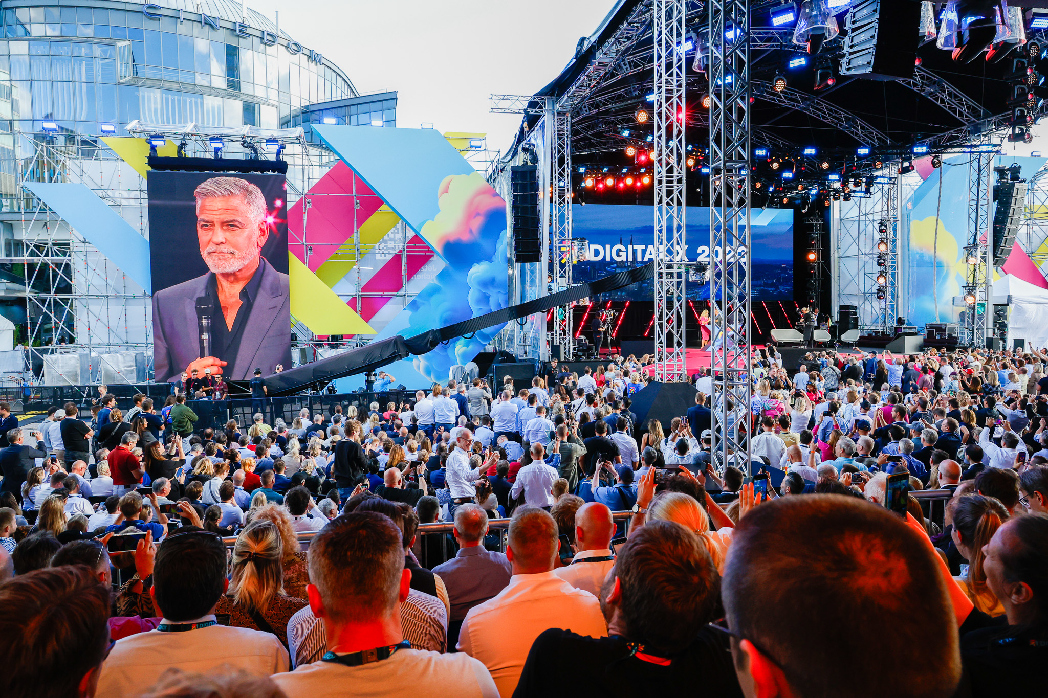 George Clooney at Digital X event