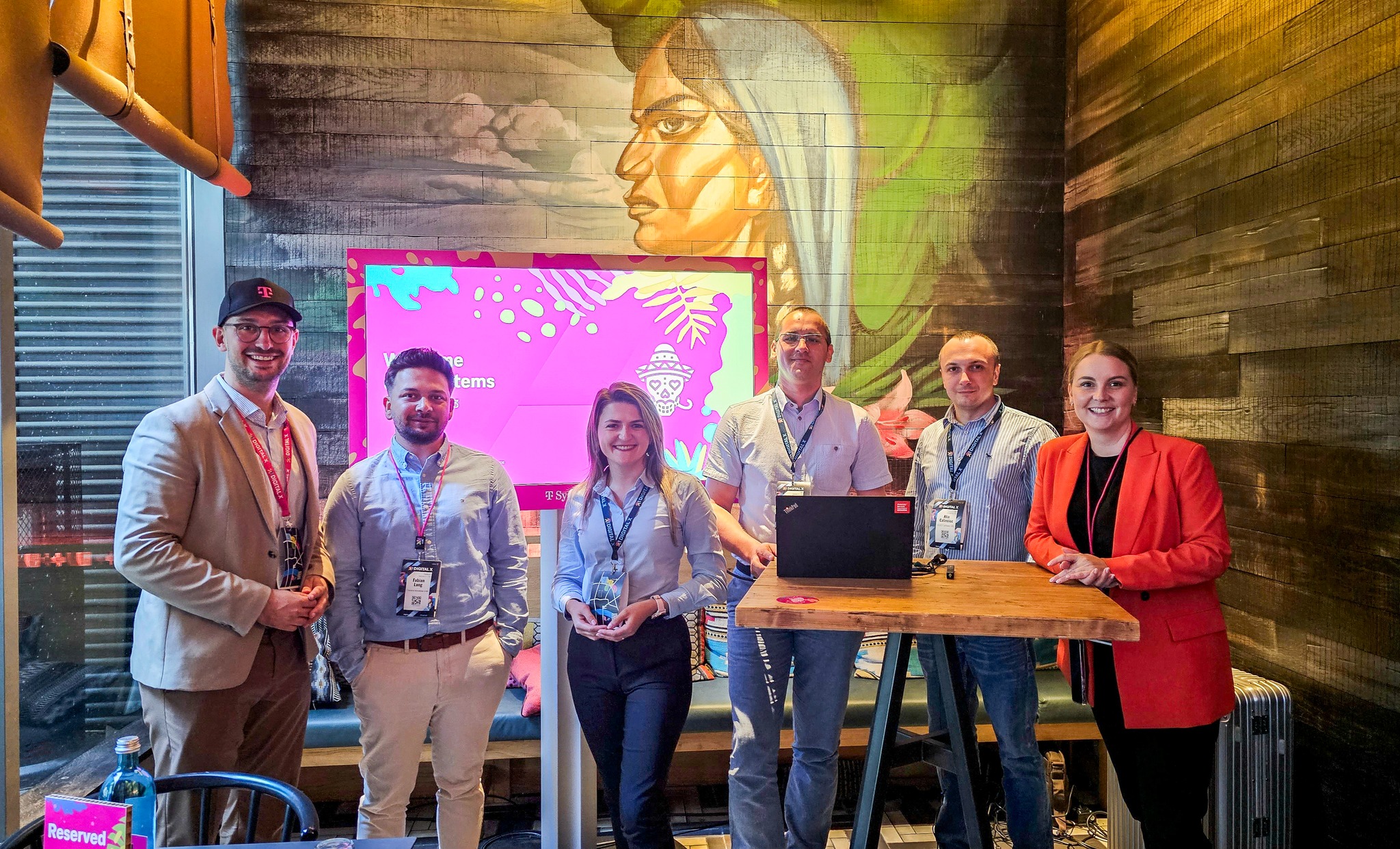 ASSIST Software team members at the Digital X event