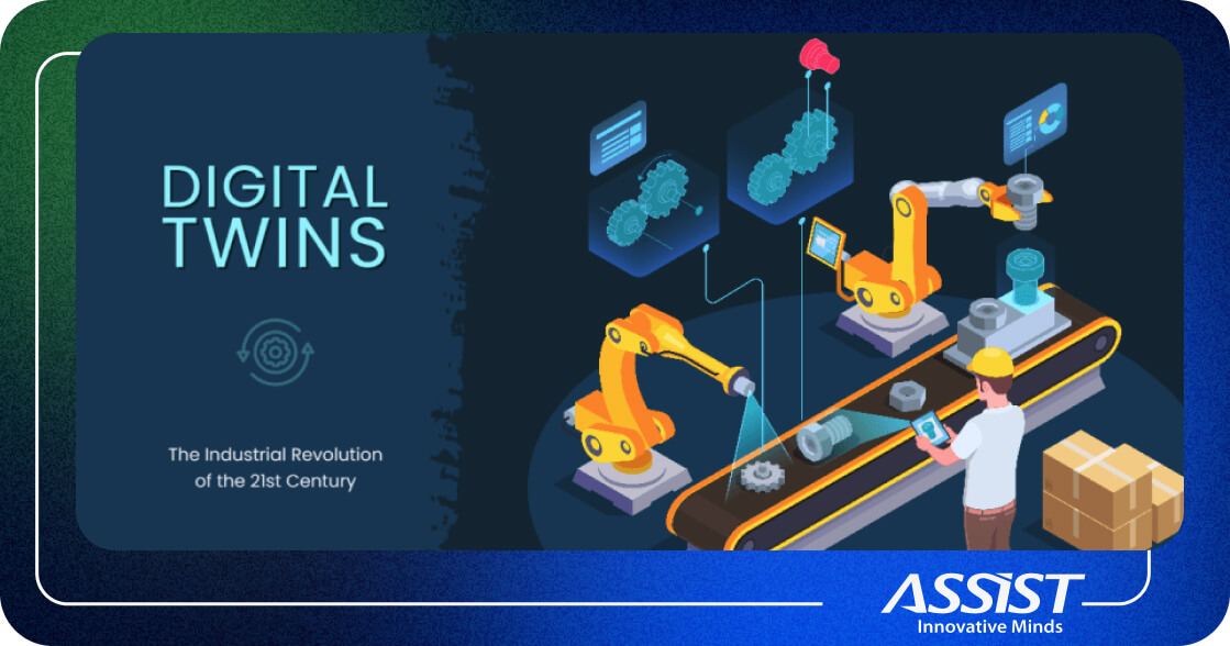 Digital Twins Image Industrial revolution 21st century