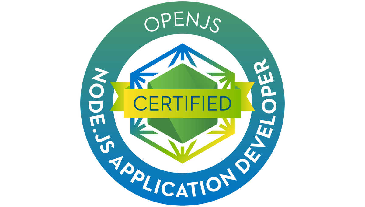 JSNAD OpenJS Node.js Application Developer Logo