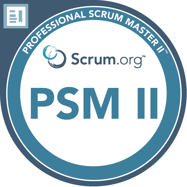 Professional Scrum Master II (PSM II) Logo