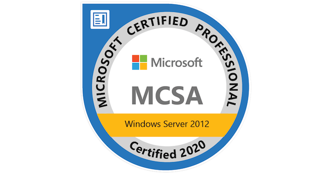 MCSA: Windows Server Logo