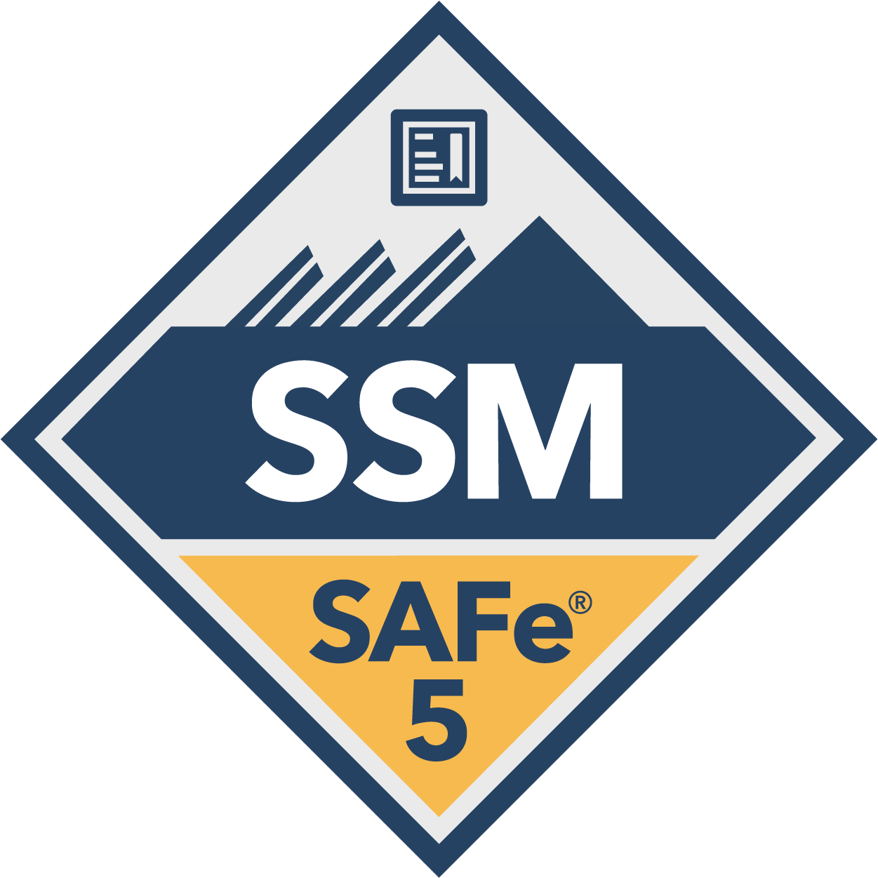 Certified SAFe® 5 Scrum Master Logo