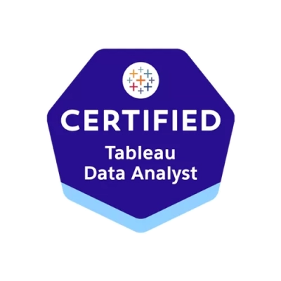 Tableau Certified Data Analyst Logo