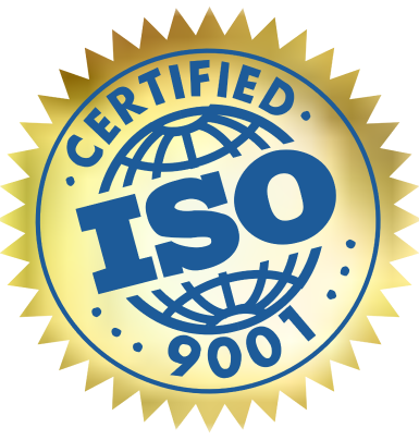 Certified ISO 9001 Badge