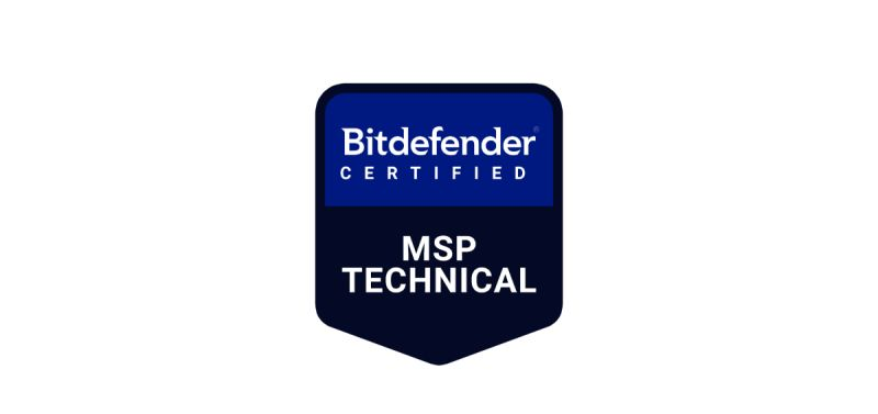 Bitdefender Certified MSP Technical Specialist Logo