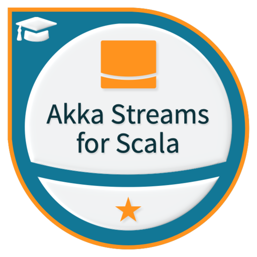 Lightbend Akka Streams for Scala Professional — Level 1 Logo