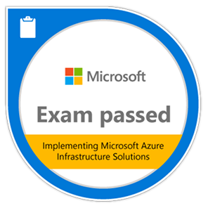 Microsoft Azure Infrastructure Solutions 