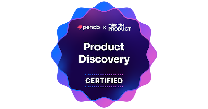 Product Discovery Certified by Pendo.io Logo