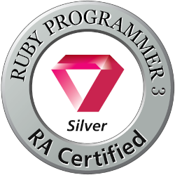 Ruby Programmer Silver (Ruby Association) Logo