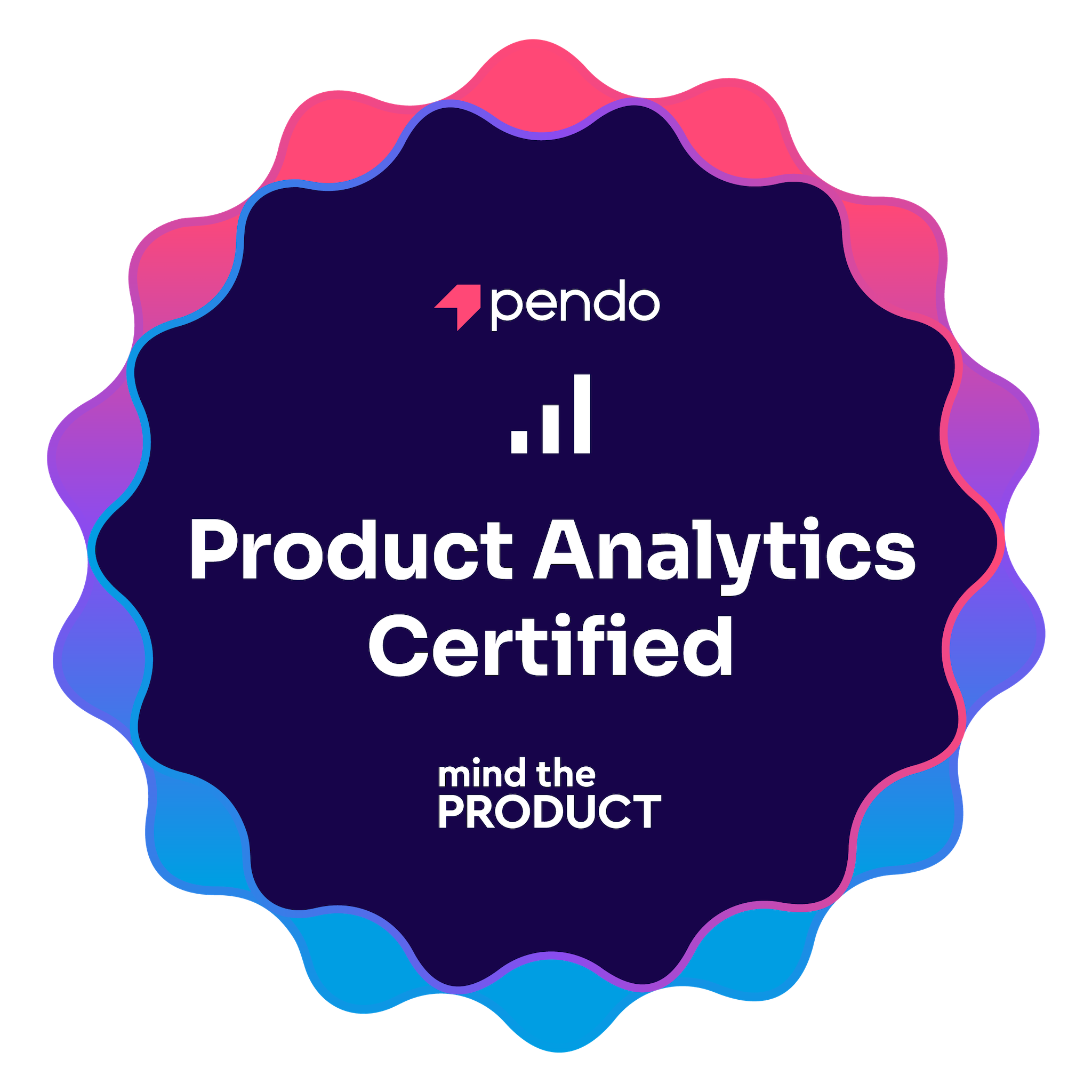Product Analytics Certified by Pendo.io Logo