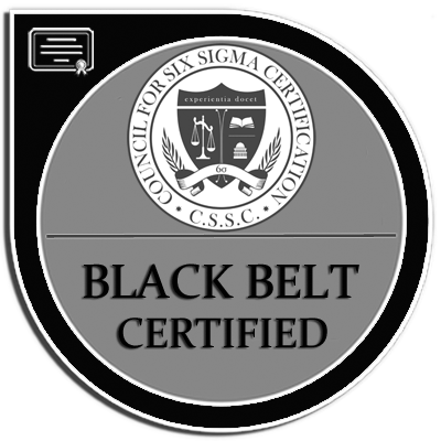 Lean Six Sigma Black Belt (CSSC) Logo