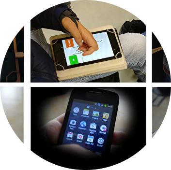 people using tablets