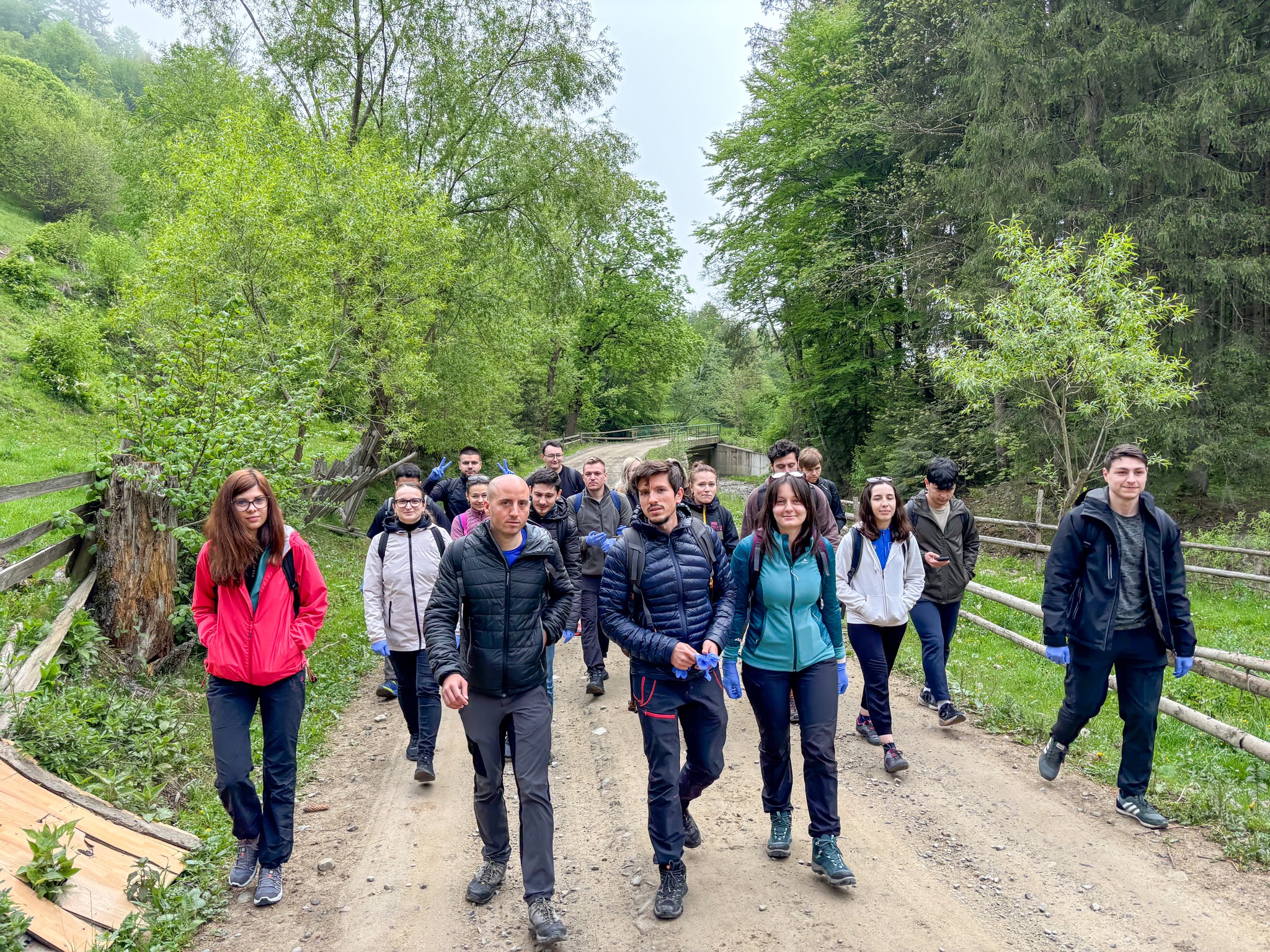 Greening action on Via Transilvanica route