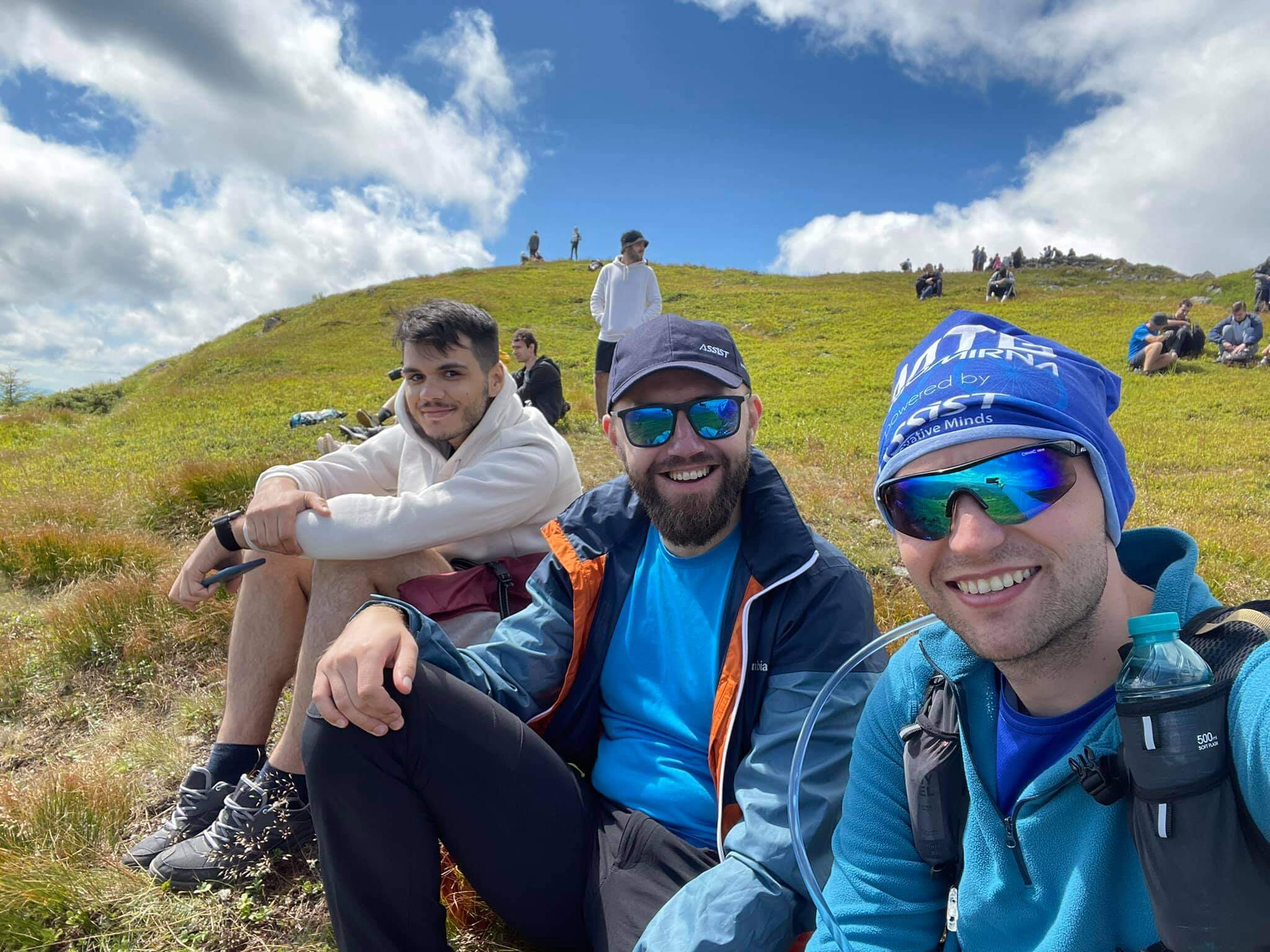 ASSIST Software team resting