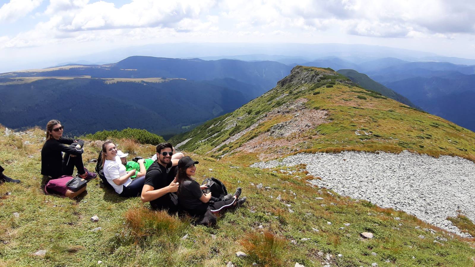 First lunch break - ASSIST Software Hiking Day