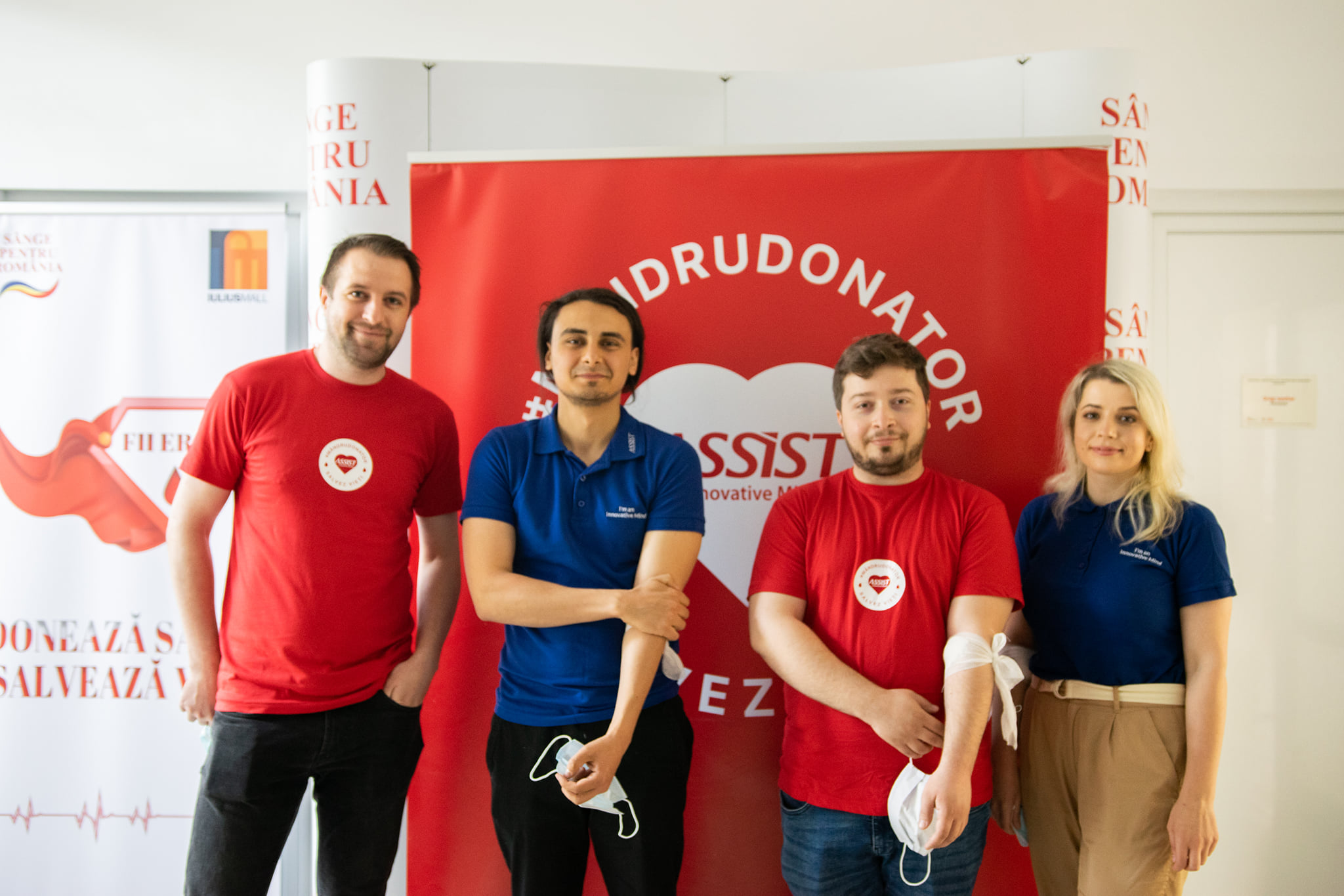 ASSIST Software logo, people standing