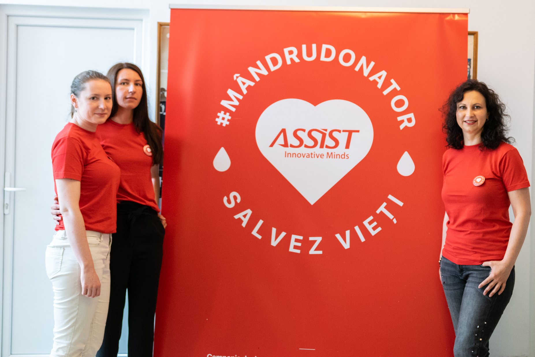 MuΕatinii Typography team joined ASSIST Software blood donation campaign