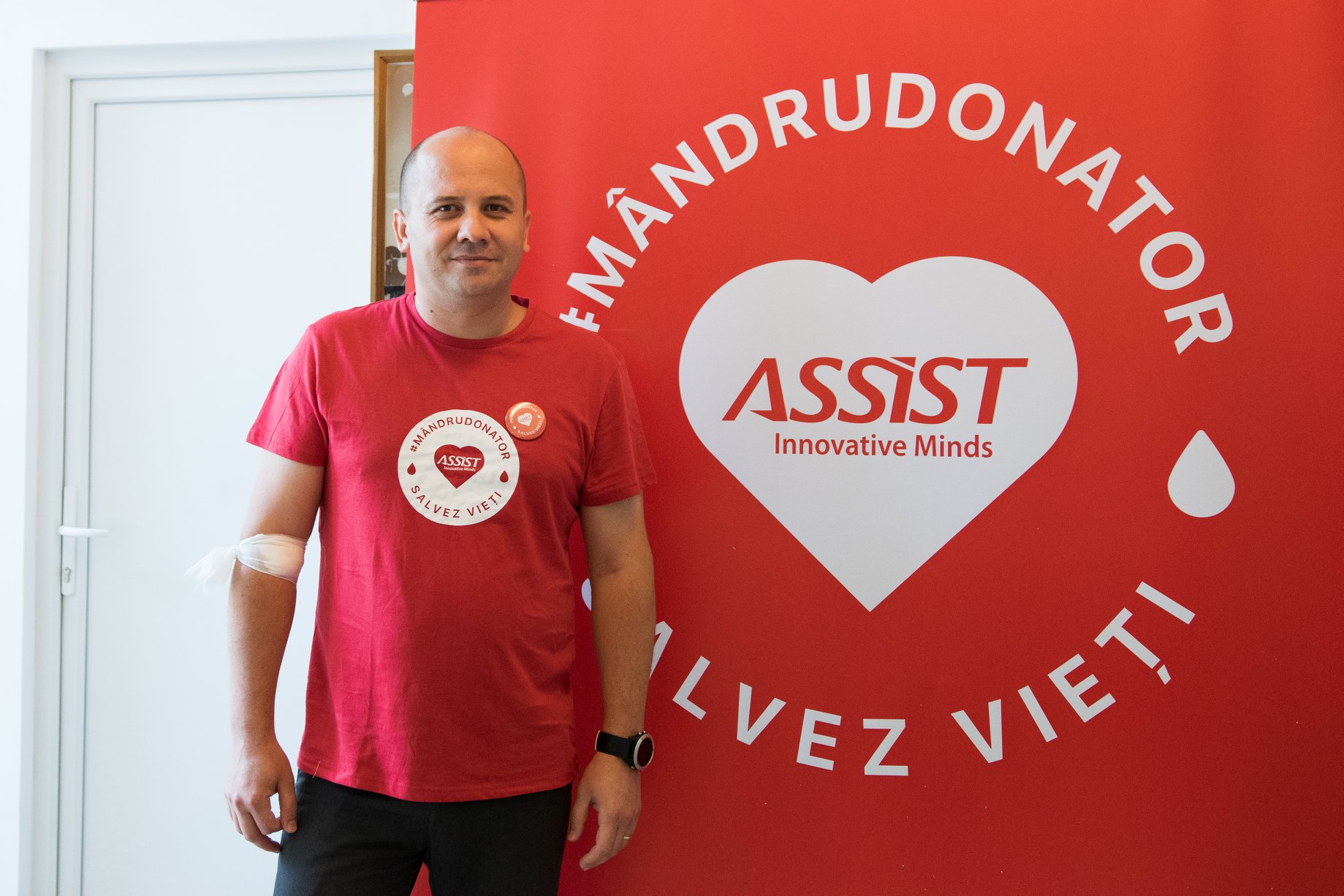 ASSIST Software employees are proud donors
