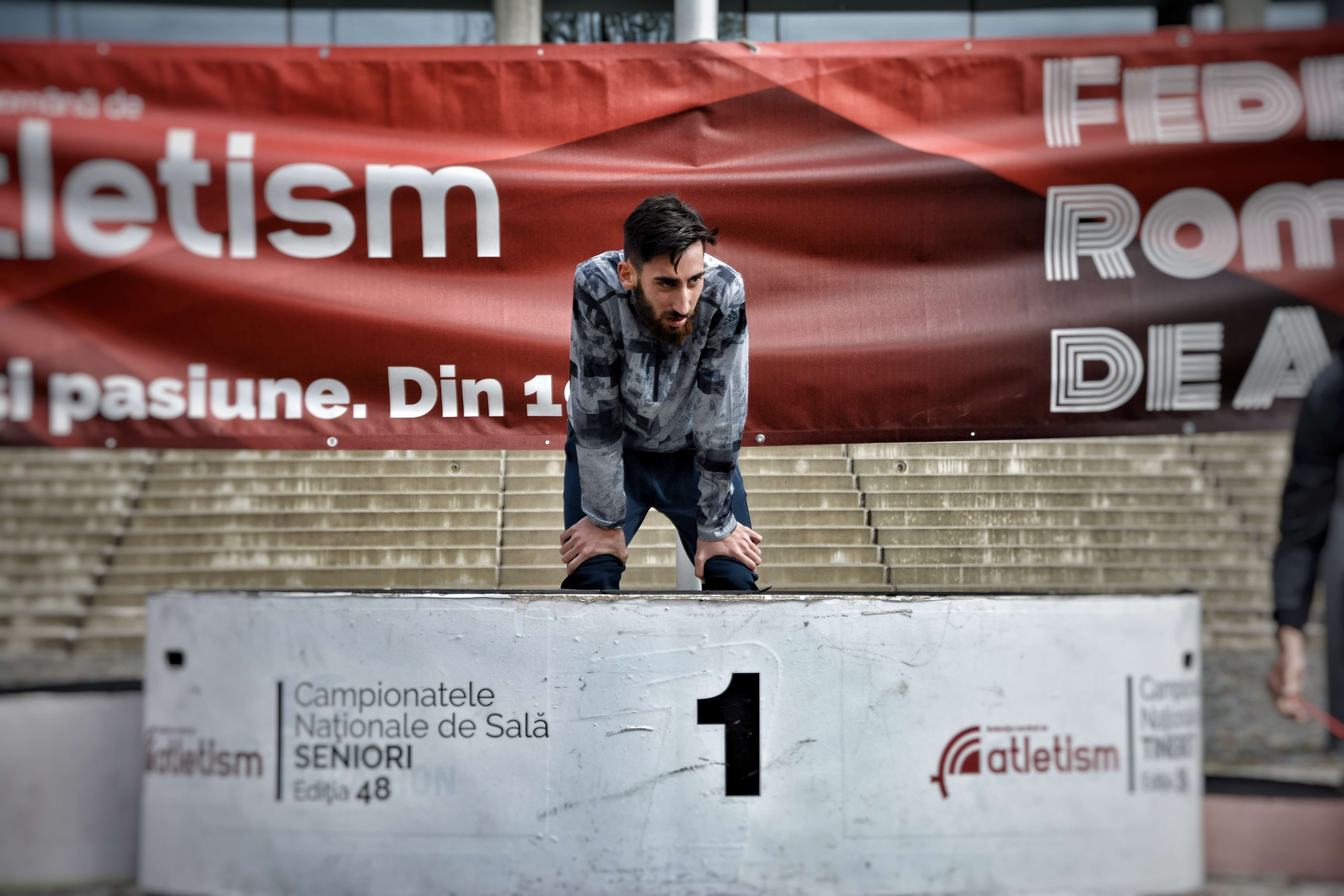The young athlete, Andrei Gafita, at the award ceremony - ASSIST Software