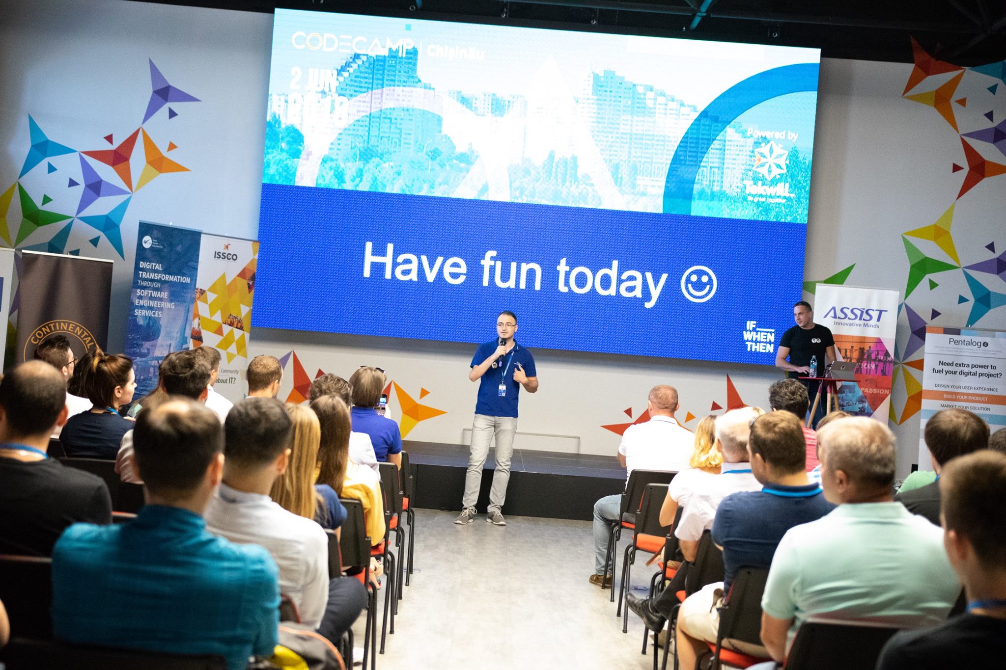 ASSIST Software in the opening of Codecamp Chișinău 2018