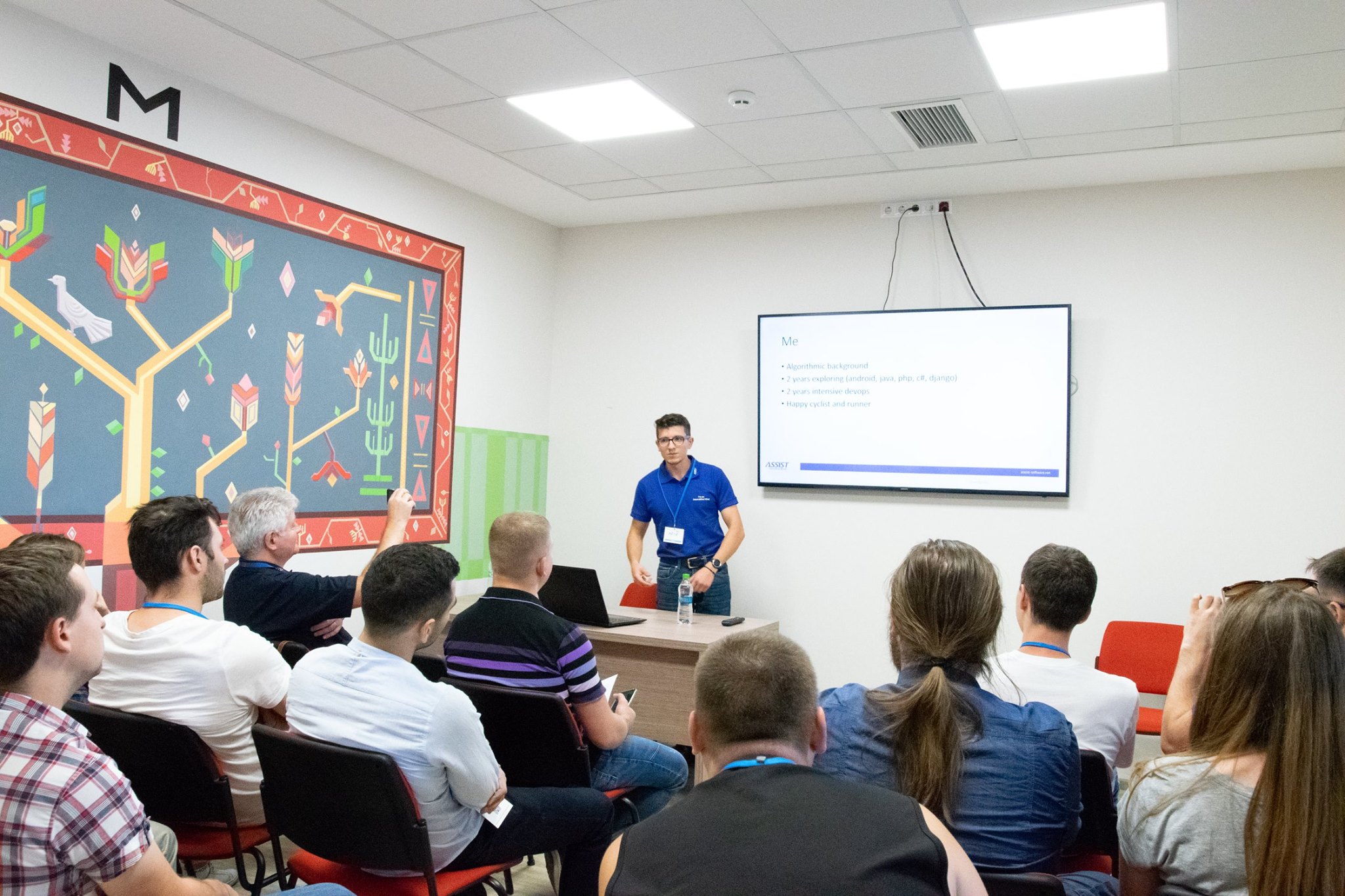 ASSIST Software along other companies present at Code Camp Chișinău 2018