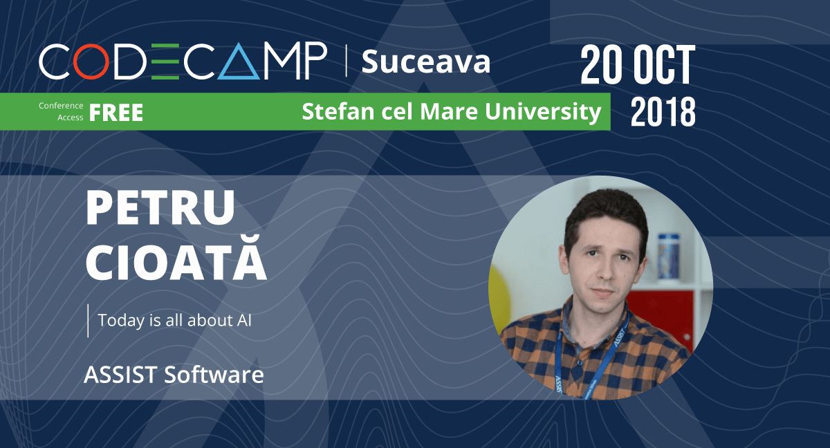 Petru Cioată - ASSIST Software employee, speaker at Codecamp Suceava