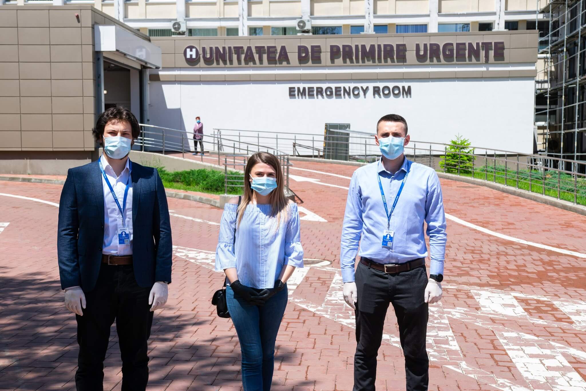 The ASSIST Software team donates a ventilator and other medical equipment