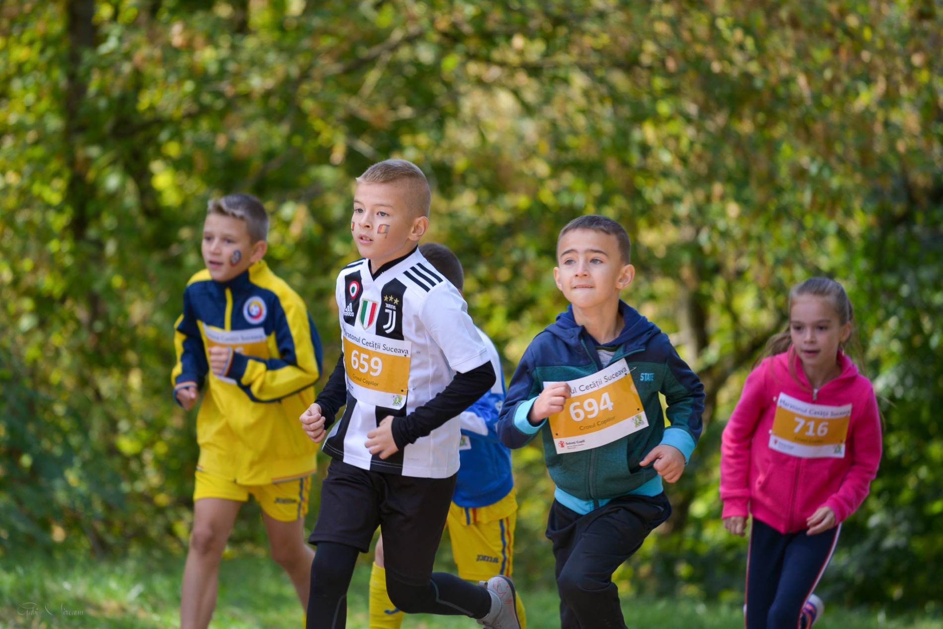 Children trail at Suceava Marathon event for which ASSIST Software was main sponsor