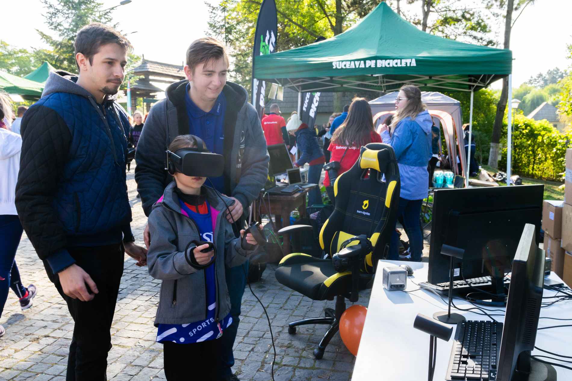 ASSIST Software, main sponsor at Suceava Marathon, VR stand