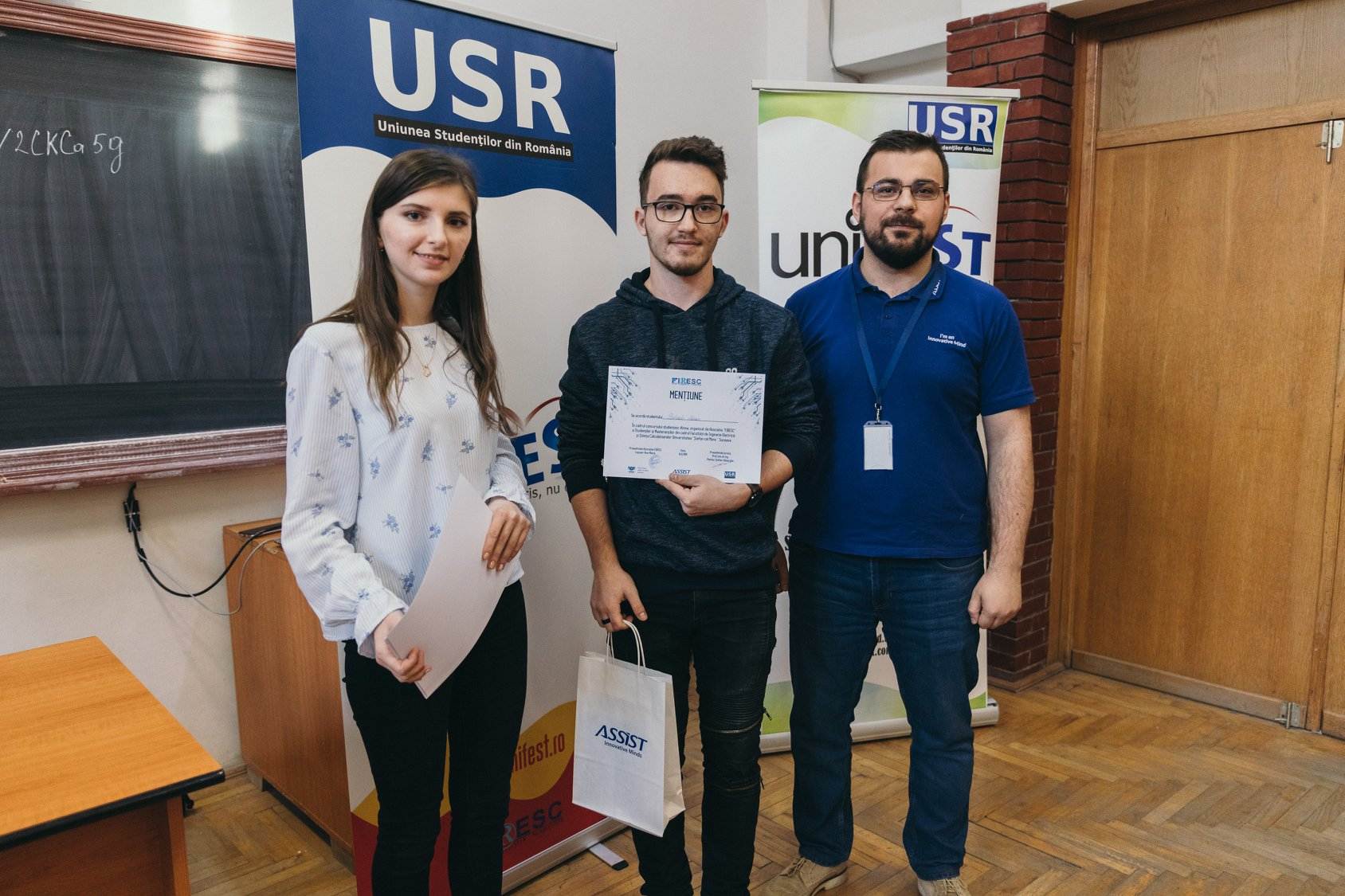 iKnow winners along with our colleague Silviu Macovei