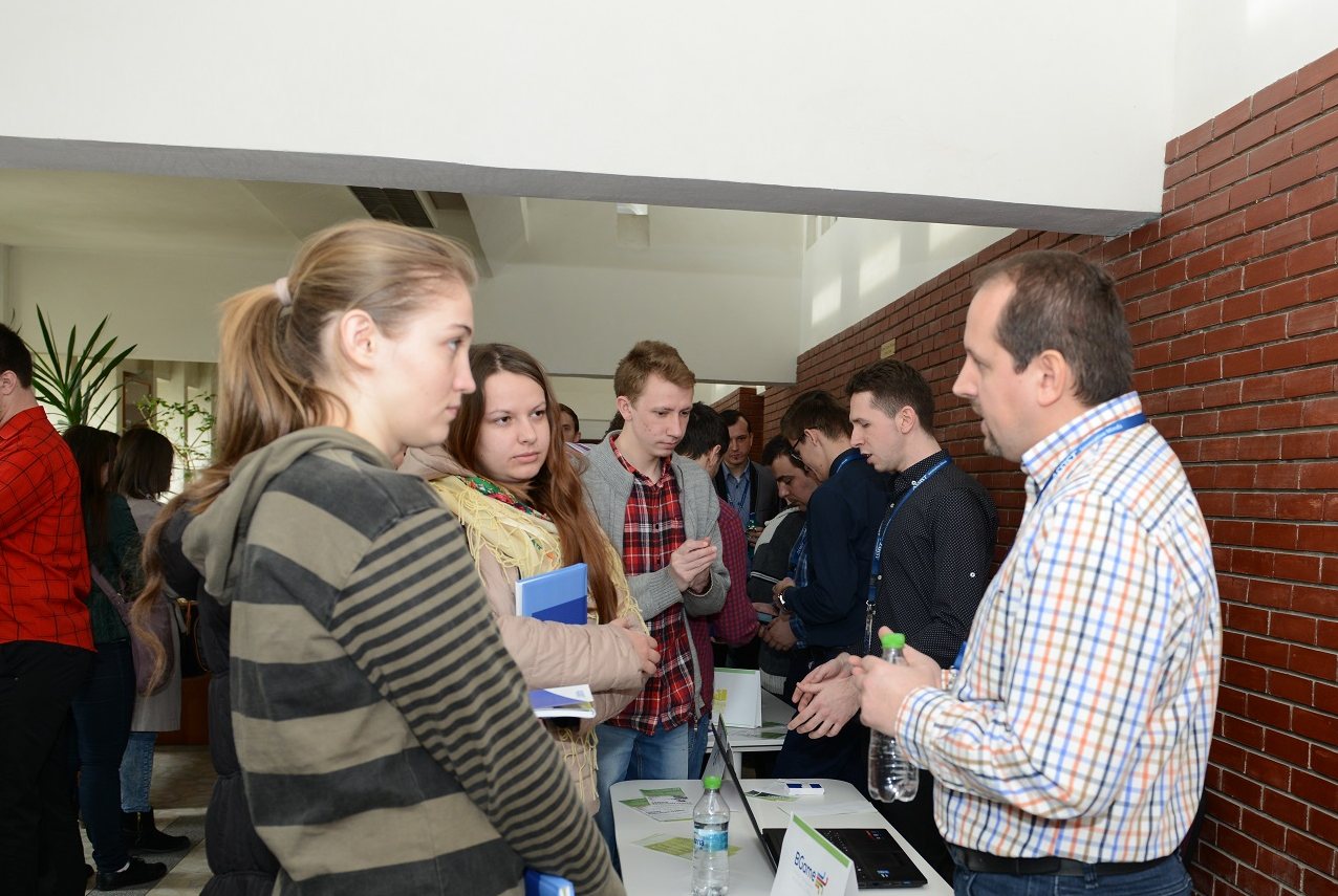 ASSIST Software employees presenting BGame Erasmus+ project