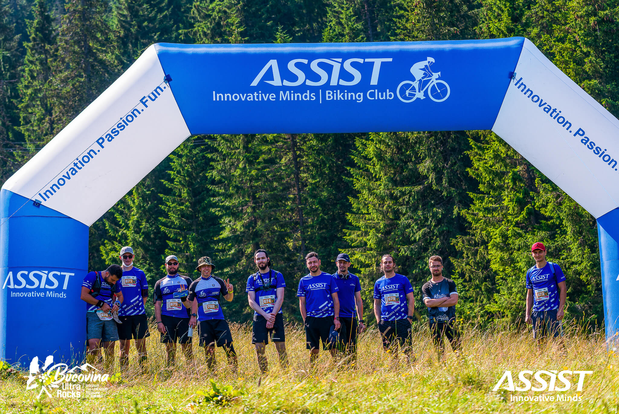 Bucovina Ultra Rocks - the ASSIST employees at the start line