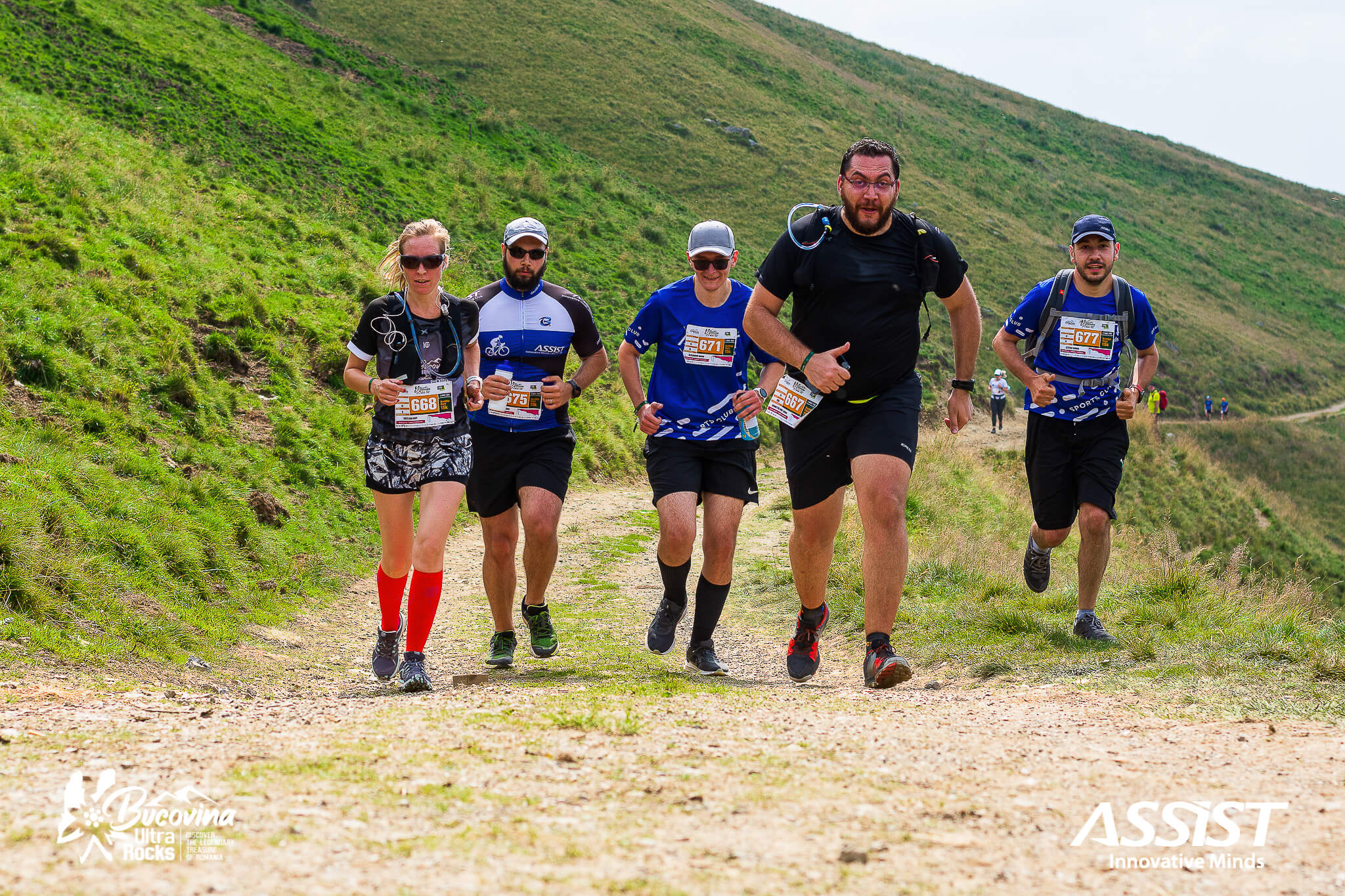 Bucovina Ultra Rocks - runners in the middle of the race