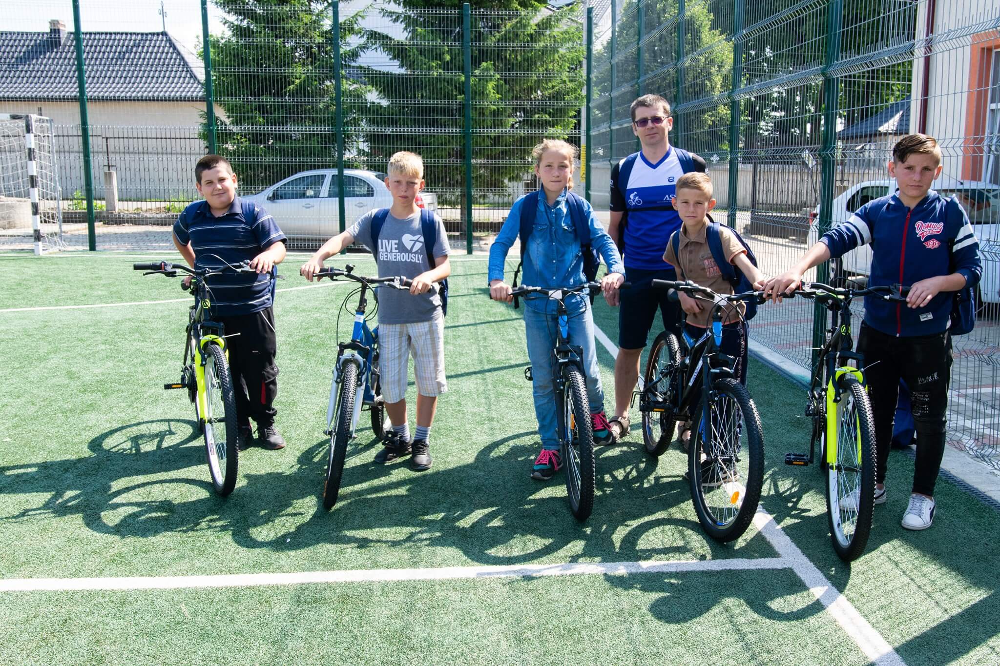 ASSIST Software donates 14 bicycles  