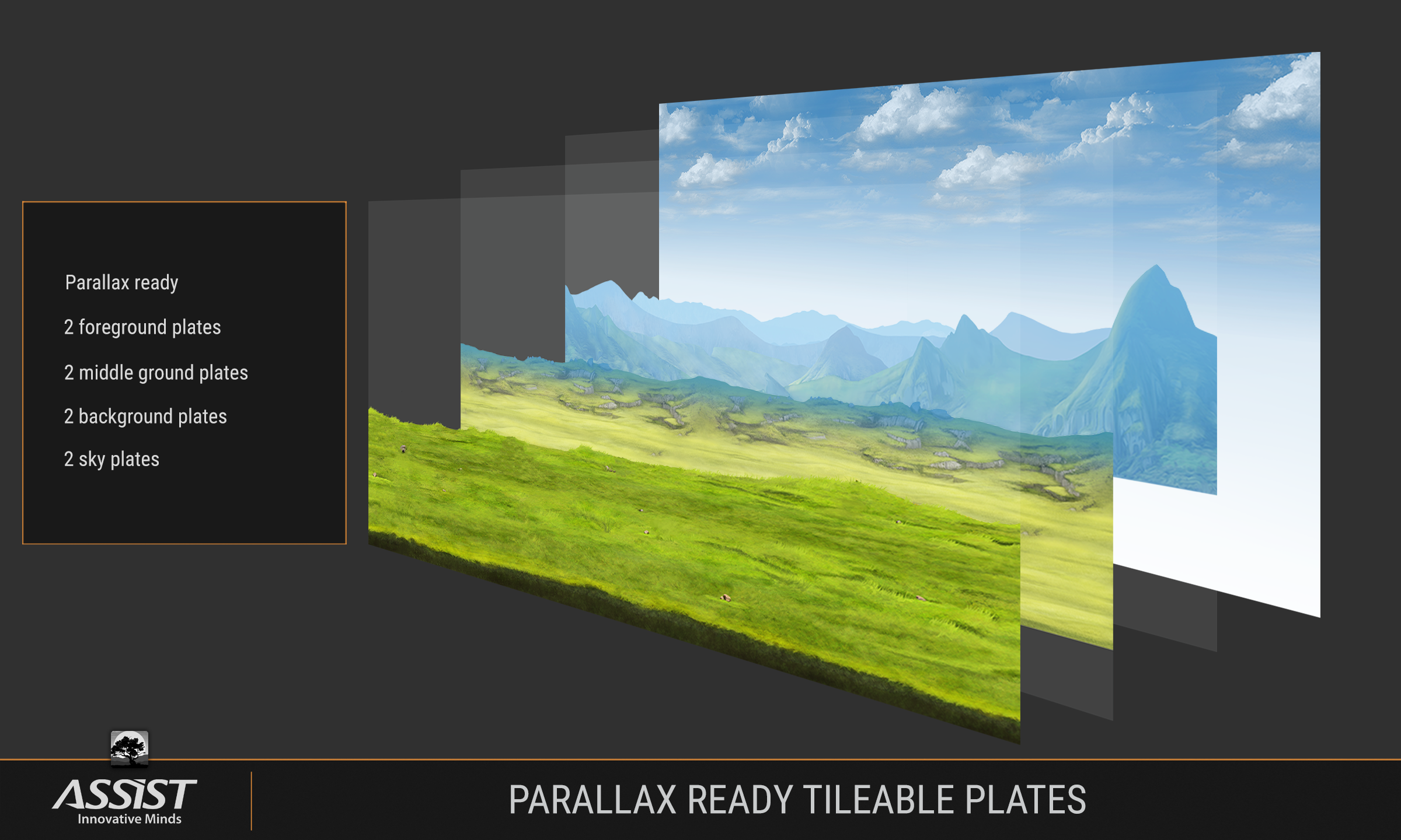parallax ready tileable-plates