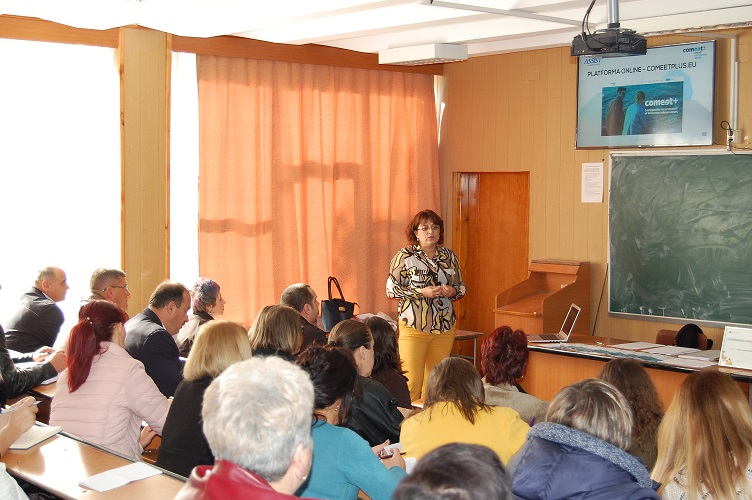 Introducing to the presentation participants the COMEET e-learning platform