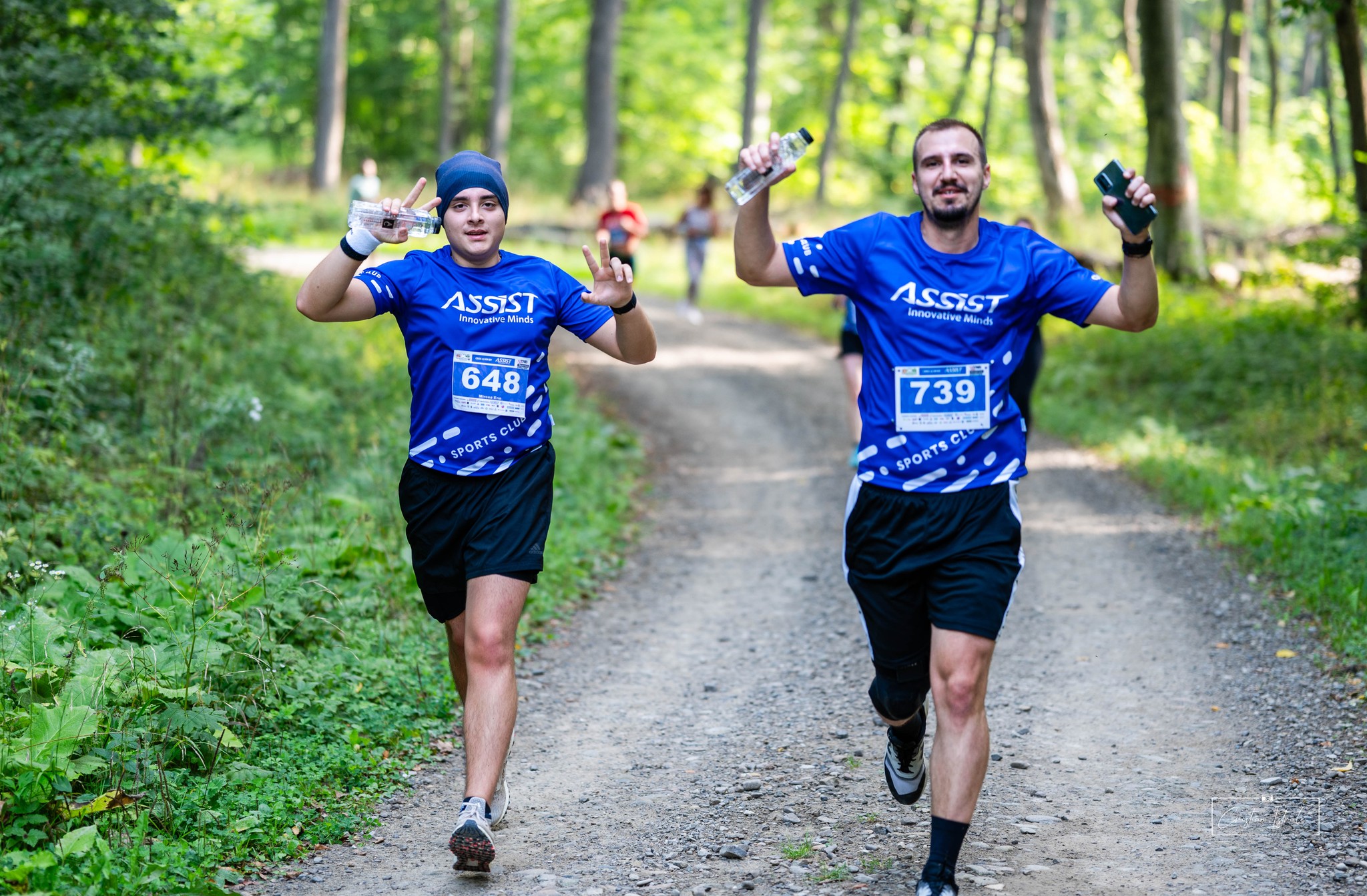 Two members of the ASSIST Software running
