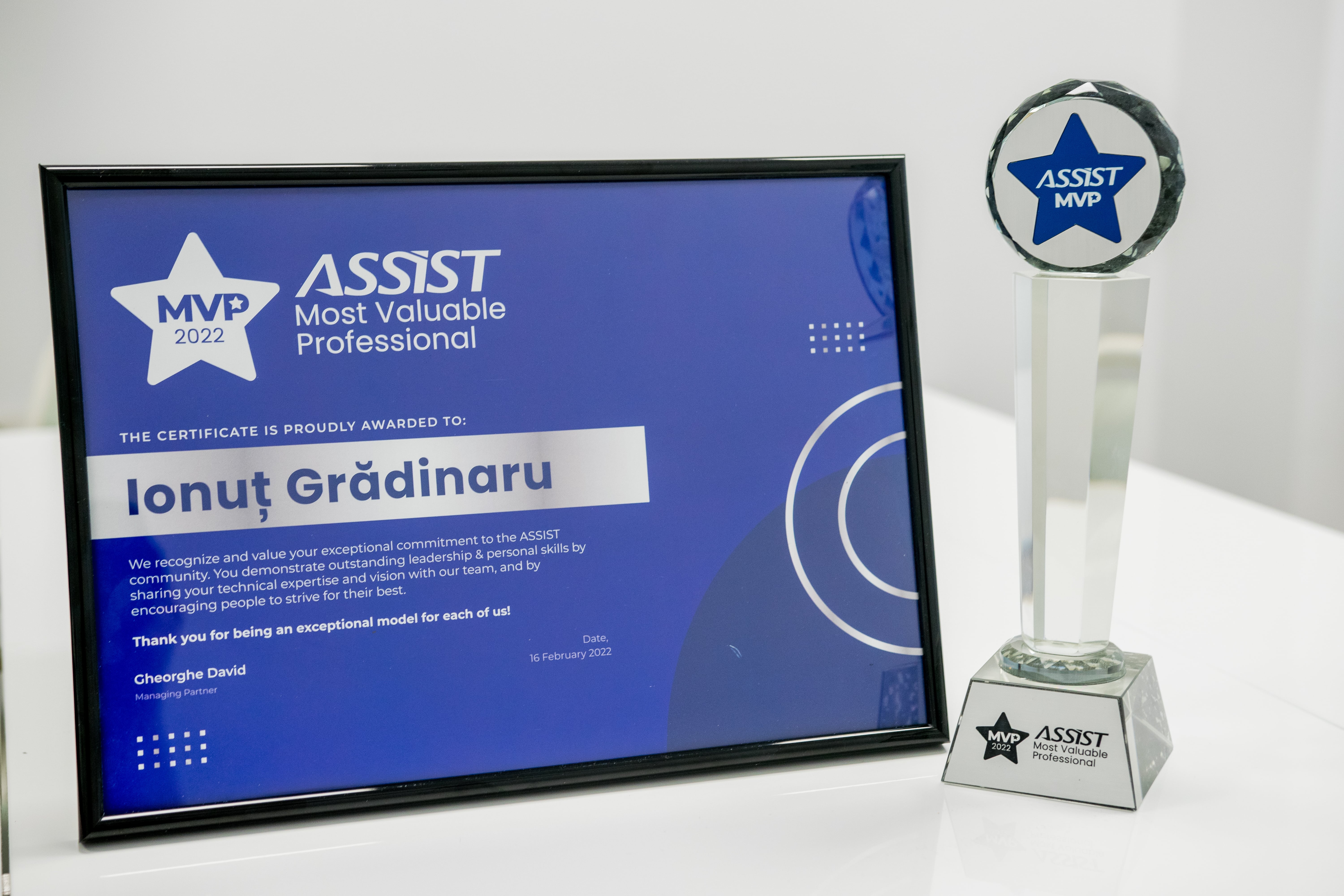 MVP Award at ASSIST Software. Who is our Most Valuable Professional?