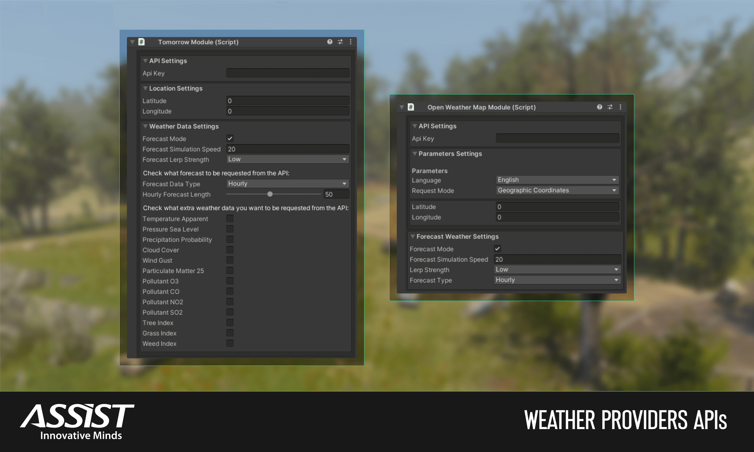 Weather Provider API Weather Plugin