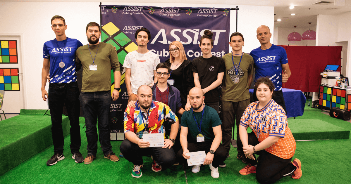 Rubik's Cube enthusiasts from Romania competed in the ASSIST Cubing Contest - ASSIST Software - Suceava