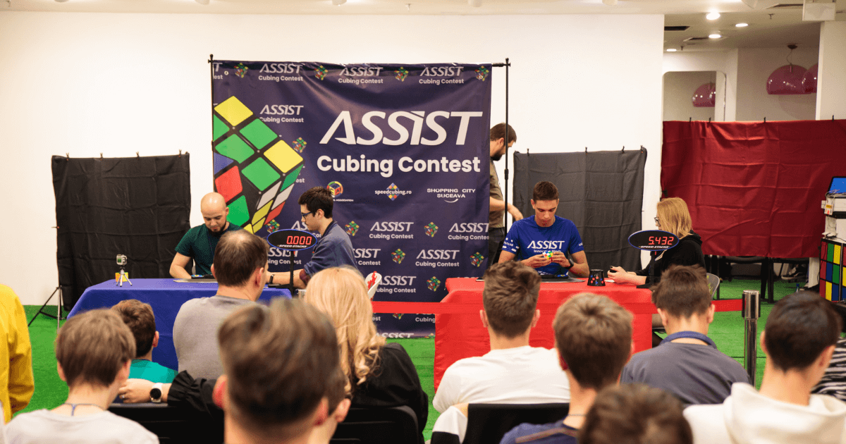 Rubik's Cube enthusiasts from Romania competed in the ASSIST Cubing Contest - ASSIST Software - Suceava