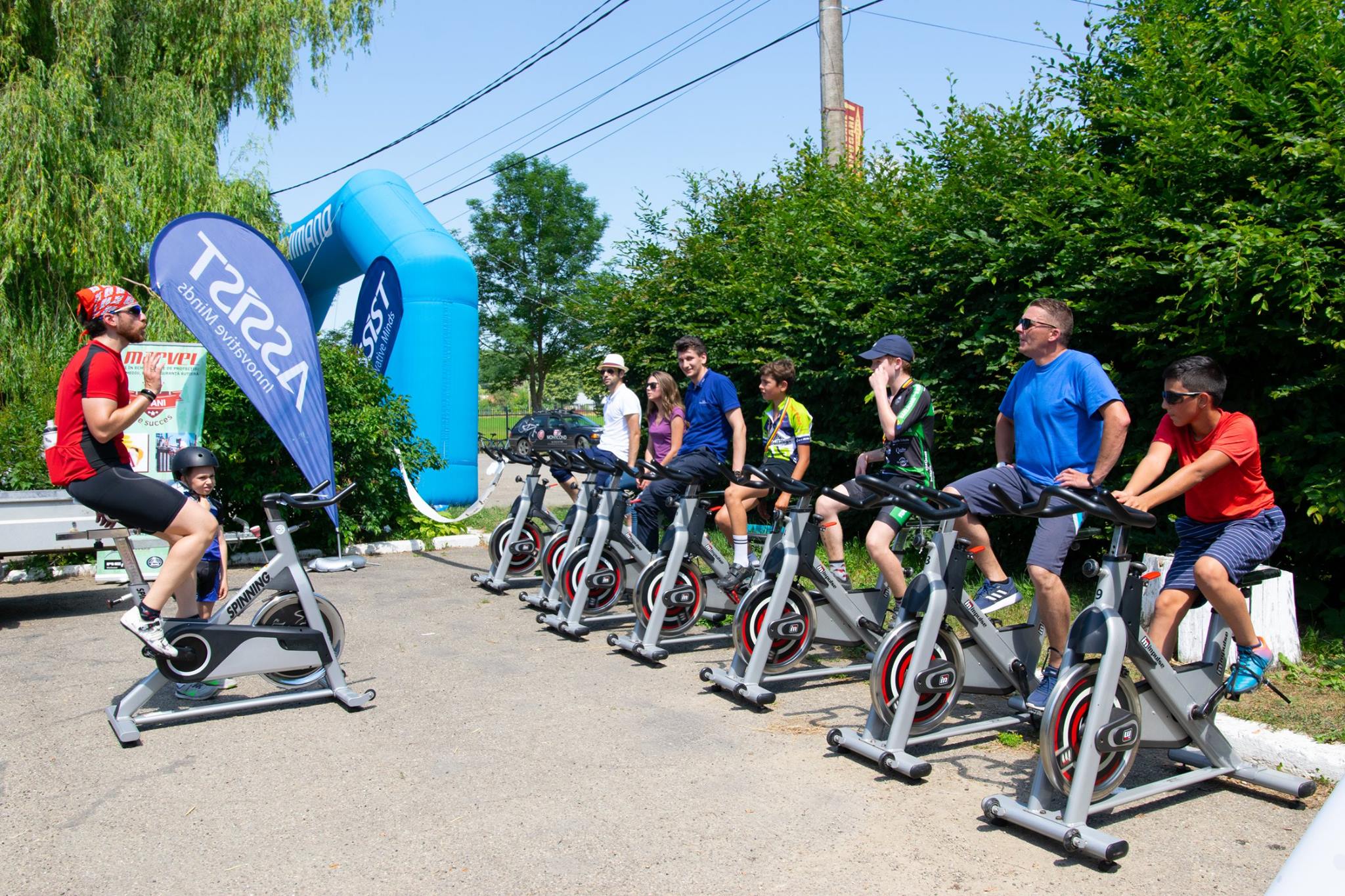 ASSIST Software representative at the spinning session